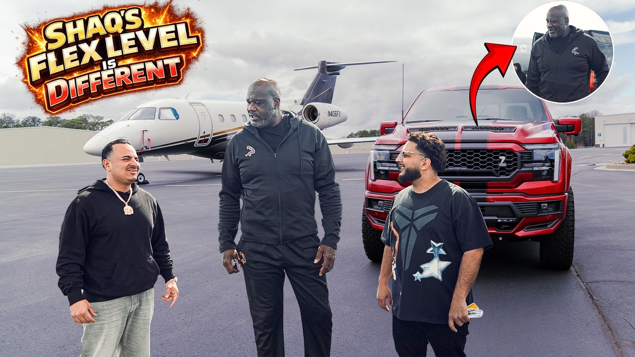 SHAQ GETS A SHELBY TRUCK DELIVERED RIGHT OFF HIS PRIVATE JET