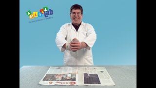 Die mega-schwere Zeitung | MiniLab | Experimente für Kinder