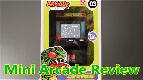 Centipede Mini Arcade Review Basic Fun Arcade Classics #03 - The No Swear Gamer