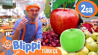 Blippi Elma Fabrikasını Ziyaret Ediyor 🍎🍏 | Blippi Türkçe - Çocuklar için Eğitici Videolar