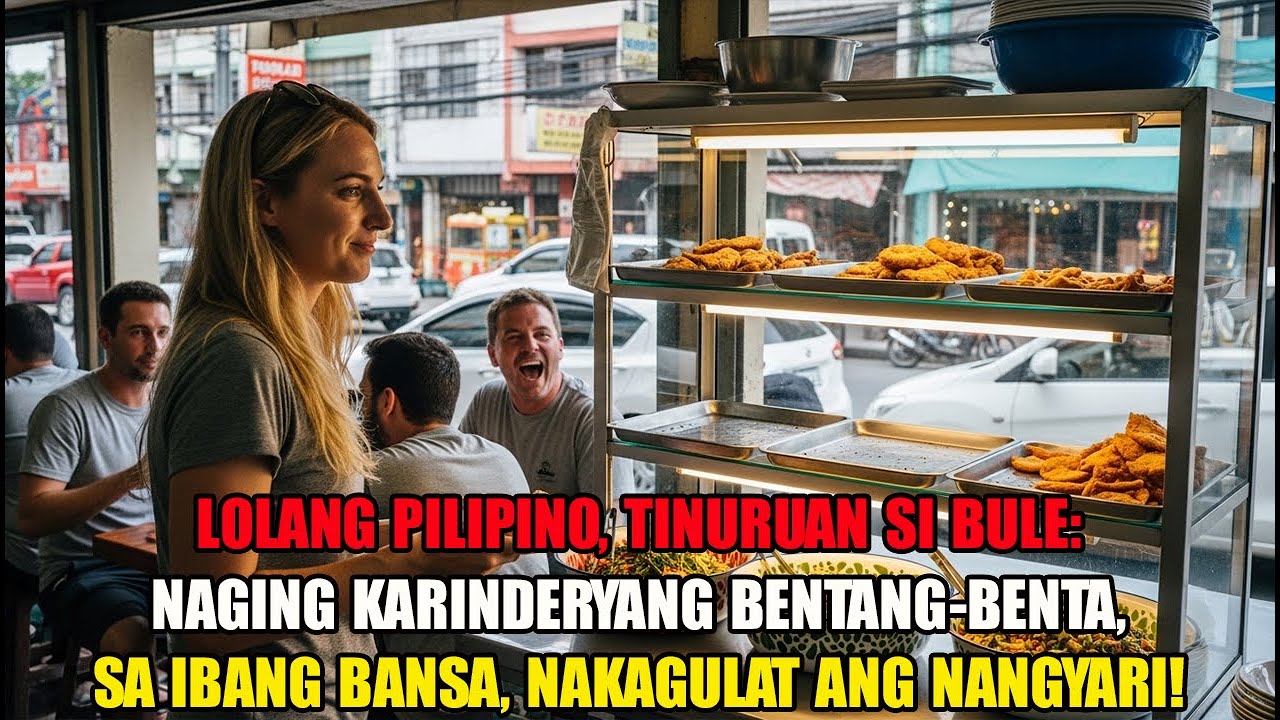 NAKAGULAT! Lola, Tinuruan ang Bule Magluto... Naging SIKAT na KARINDERYA sa Ibang Bansa!
