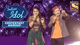 Arunita Pawandeep Performances Indian Idol Contestant Mash Up