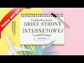 Brief przykład - jak napisać brief strony internetowej - dla📌klientów i📌wykonawców - SukcesStudio.pl