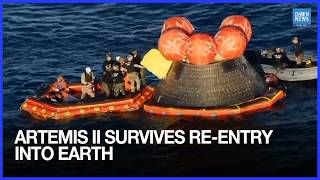 NASA Orion Capsule Lands Safely | Artemis II Survives Re-entry into Earth | Dawn News English