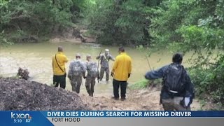 Volunteer diver dies from injuries in Fort Hood search operation