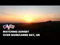 SUNSET WATCHING OVER MORECAMBE BAY FROM JUBILEE TOWER & WILLIAMSON PARK , LANCASTER, UK I ASH & RUTH