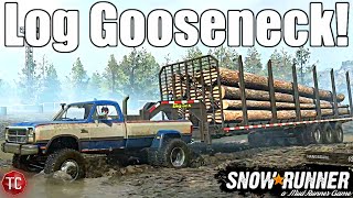 SnowRunner: NEW Console Friendly LOGGING GOOSENECK TRAILER PACK!