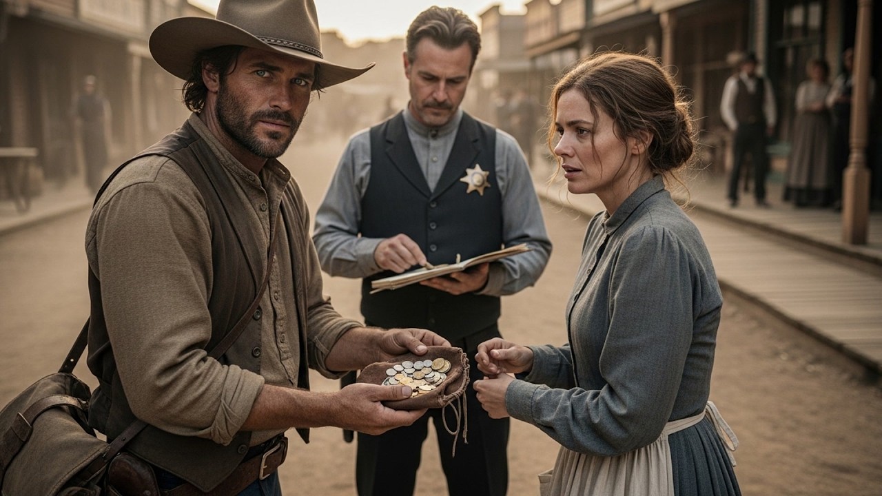 Deputy Was Arresting Her For Debts Her Husband Left, Cowboy Paid Every Dollar And Walked Her Home