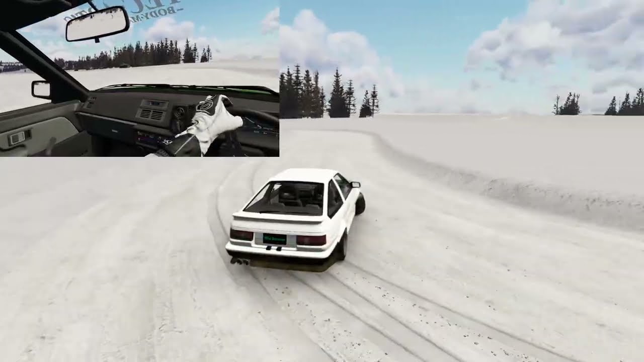 Toyota AE86 Winter At Ghost Lake