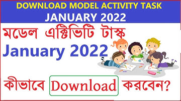 Download model activity task January 2022 | How to download Activity task