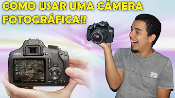 O que devo saber para usar uma câmera profissional?