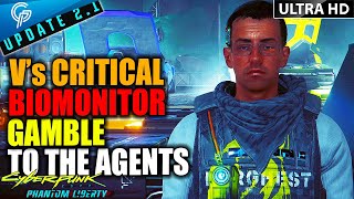 What Happens If V LEAVES THE BIOMONITOR IN THE HANDS OF THE AGENTS | Cyberpunk 2077