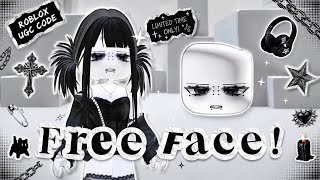 HURRY! Upcoming FREE Roblox Face! How to get the Punk Moe Goth Emo Face for 0 ROBUX🖤