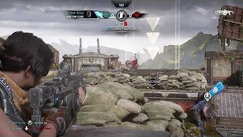 Gears 5 multiplayer running at 120 frames per second on Xbox Series S