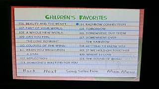 168 Most Requested Children's Songs (2009) DVD Menu Walkthrough (Universal Records)