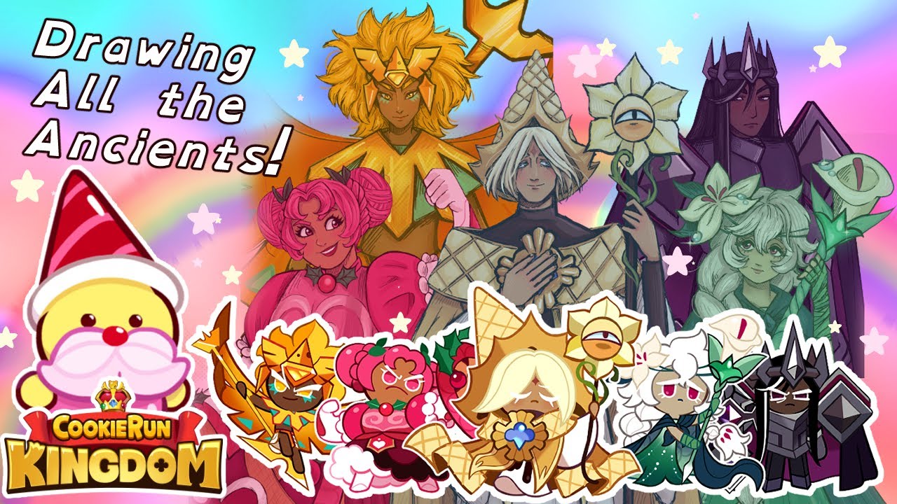 Cookie Run | Drawing all the Ancient Heroes! | Chill Out, Timelapse ...