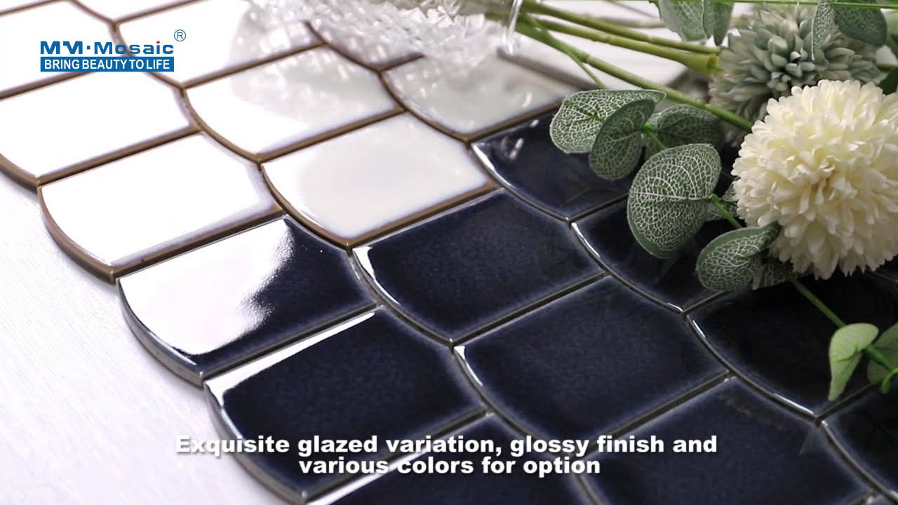 Tunnel Series Glazed Porcelain Mosaic Tile