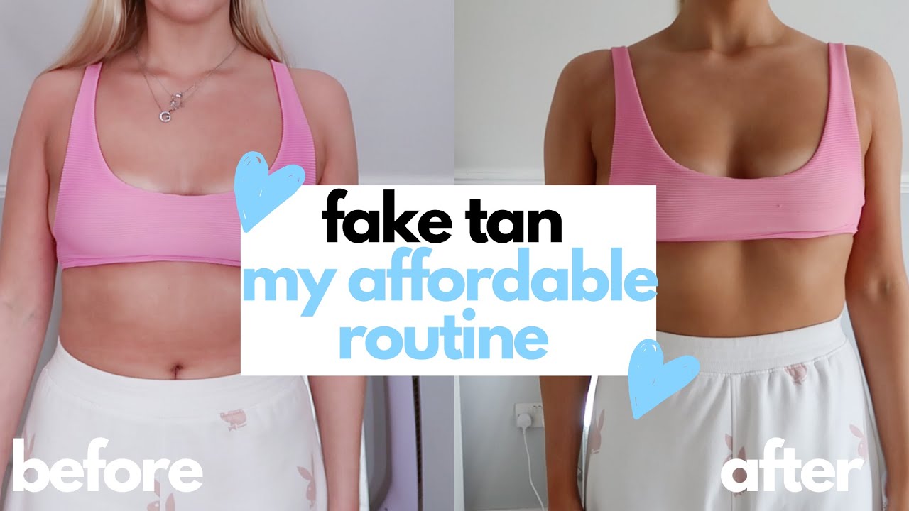SUPER AFFORDABLE FAKE TAN ROUTINE 2020 | Georgie Palmer