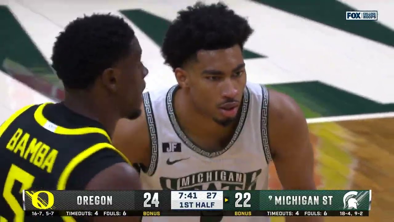 TJ Bamba Assists 2024-2025 Season Makes - Oregon - NCAA