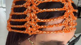 Mesh hat tutorial passo passo per realizzare il cappellino crochet virale per l’estate 2026