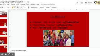 Technology Intergrated Thematic Unit   Google Slides 2