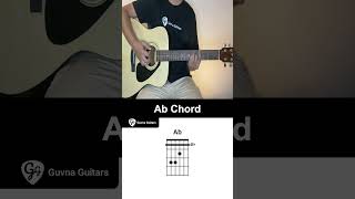 How To Play The Ab Chord On Guitar - Guvna Guitars