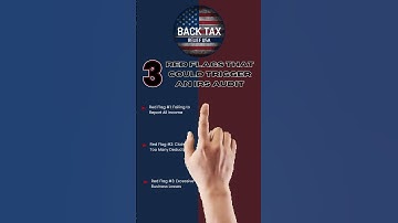 🚨📑Red Flags That Could Trigger an IRS Audit