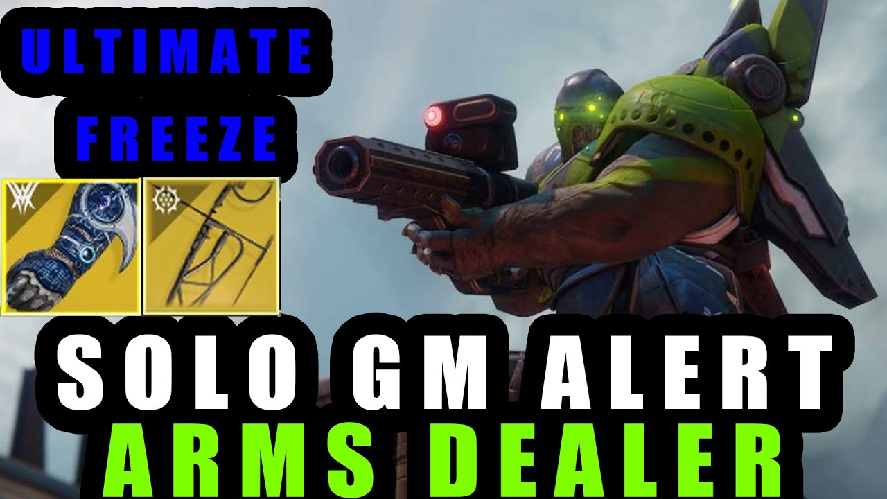 Solo Grandmaster Alert: Arms Dealer Verglas Curve Ultimate Freeze Build [Destiny 2 Renegades]