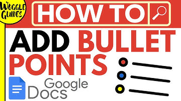 Hoe maak je een opsommingsteken in Google Docs