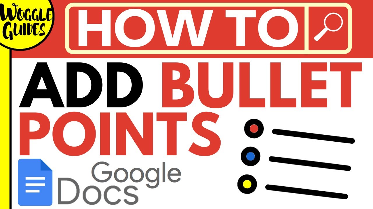 How To Make A Bullet Point In Google Docs YouTube How To Make A Bullet Point In Google Docs YouTube