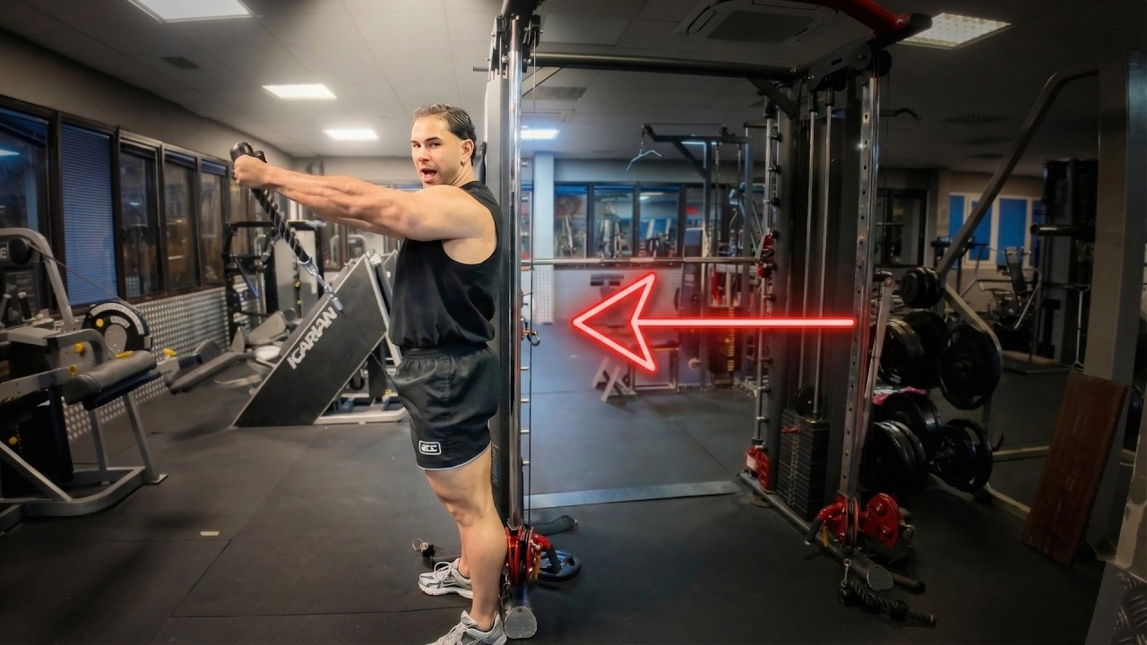 Elevacion Frontal en Polea con CUERDA