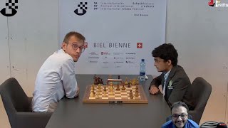 What a deep trick by Nihal! | Noel Studer vs Nihal Sarin | Biel Blitz 2021 screenshot 3