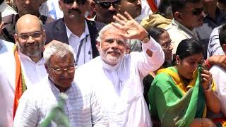 PM MODI  RALLY IN VARANASI PUBLIC  NE KIYA DANCE I Amit Shah I MODI IN UP screenshot 5