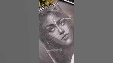 Divine Lord Krishna 🙏#drawing #charcoaldrawing#shreekrishna#krishna #radheradhe#divine#love #shorts