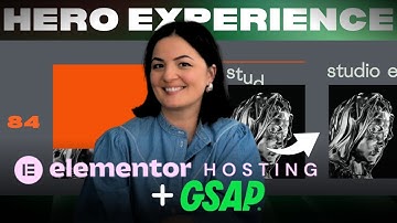 GSAP HERO EXPERIENCE BUILT ON ELEMENTOR HOSTING - Elementor Wordpress Tutorial Flex Container