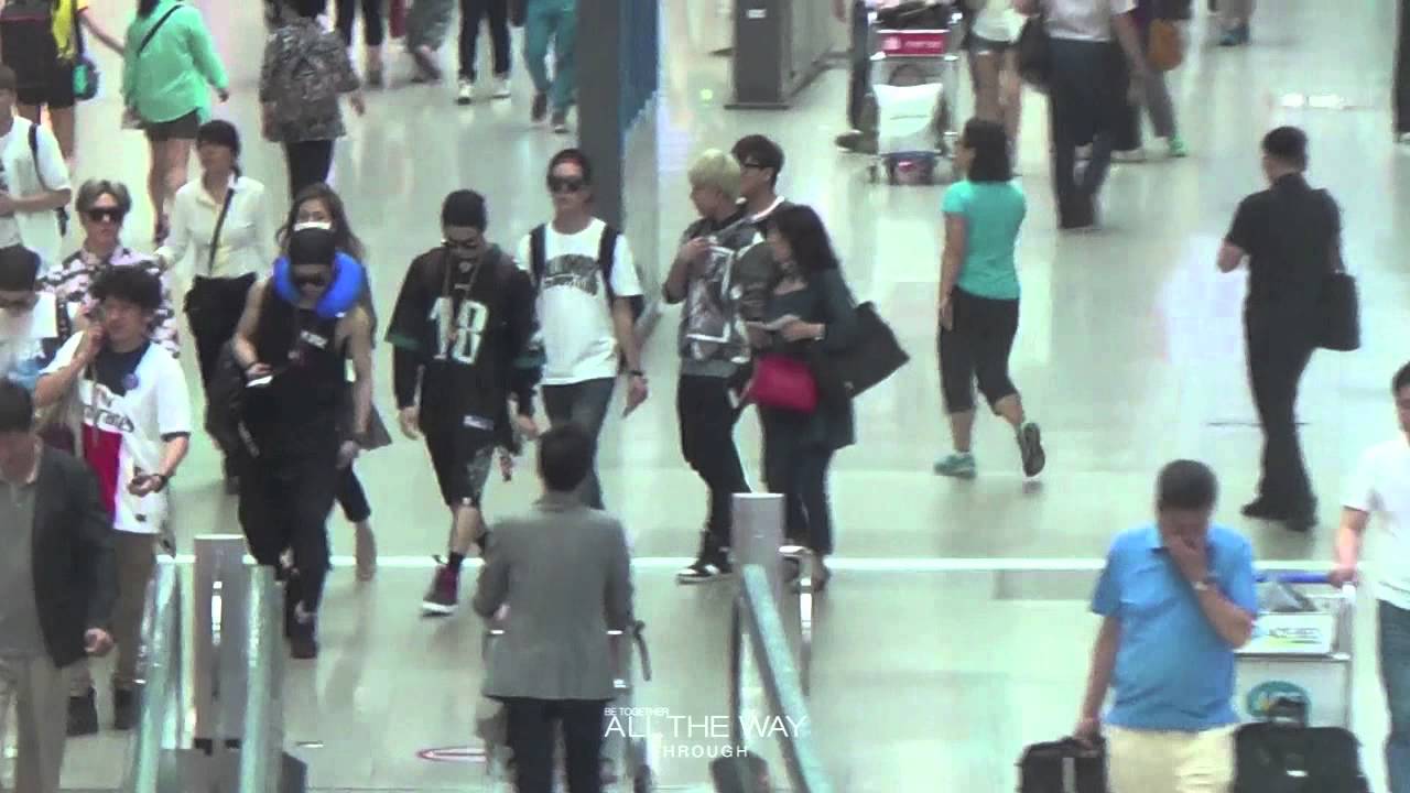 140608 인천 공항 출국 뱀뱀이 잘 갔다 와