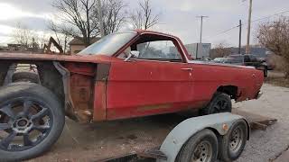 1968 Ford Ranchero parts car.