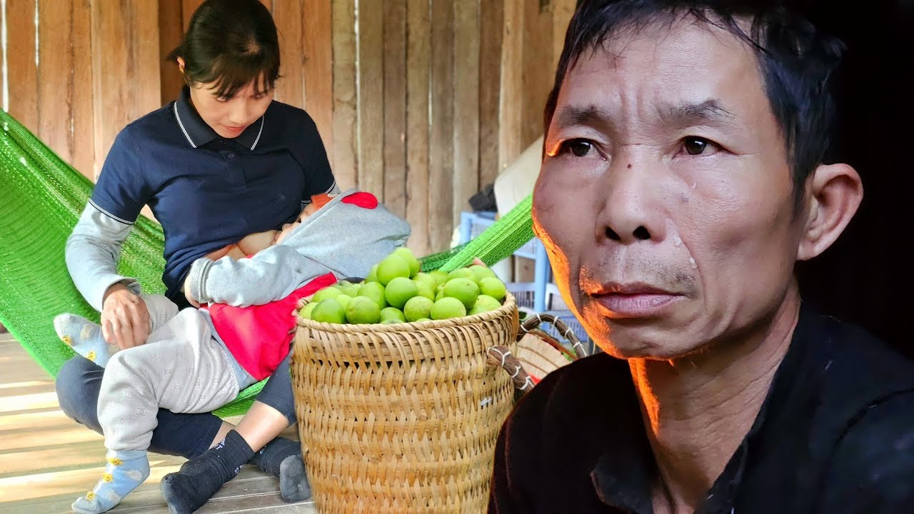 Single mother, 45 years old - Picks apples to sell - Dad works as a fish catcher