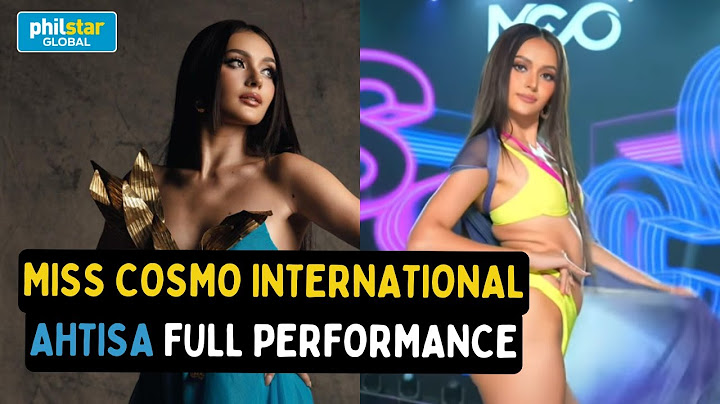 Miss Cosmo International 2024 Philippines' bet Maria Ahtisa Manalo full performance jury session