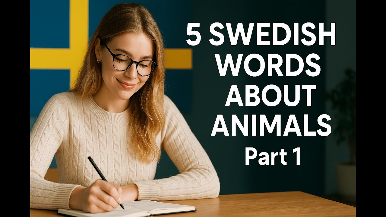 🇸🇪 Swedish Words About Animals – Part 1 | Learn Everyday Swedish Vocabulary 