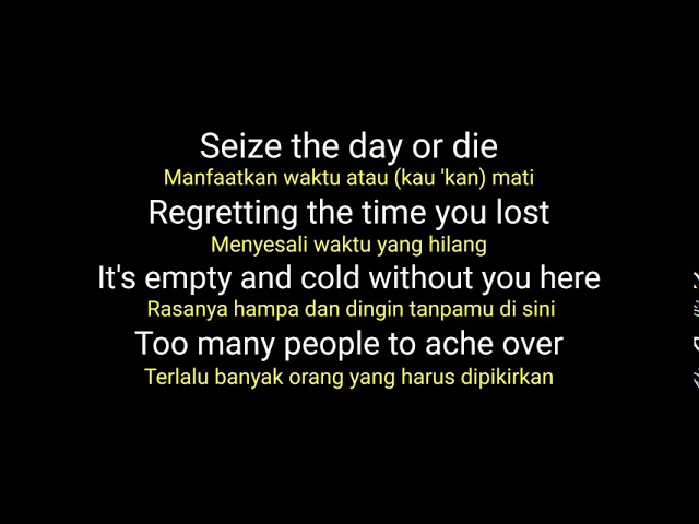 Avenged Sevenfold - Seize The Day lirik dan terjemahan bahasa indonesia [HD] class=