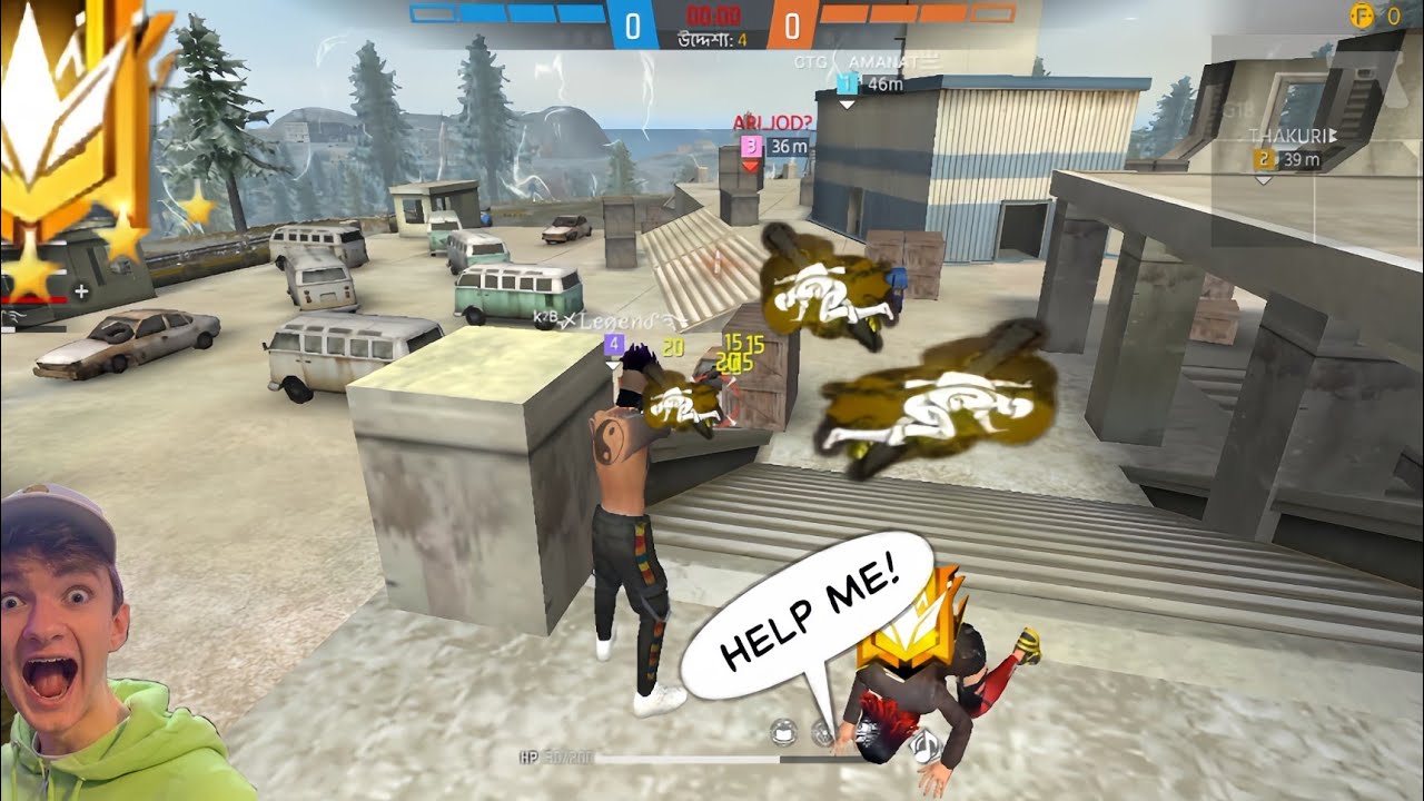 Clash Squad Gameplay with Random Fan Must Watch - Garena Free Fire ...