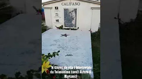 Cosa c'è scritto sulla tomba di Franco Califano?