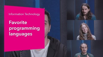 Students tell about their favorite programming languages of Inholland Information Technology.
