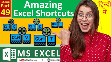 MS-EXCEL-49-Useful Excel Shortcuts 2025 | Top most Excel Shortcut Keys in Hindi | Home tab Shortcuts