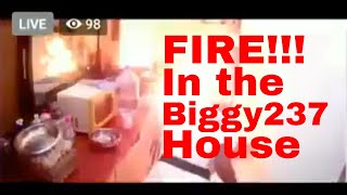 Exclusive Video Of The Fire Incident In The Biggy 237 House Today Video Was Deleted But We Got This