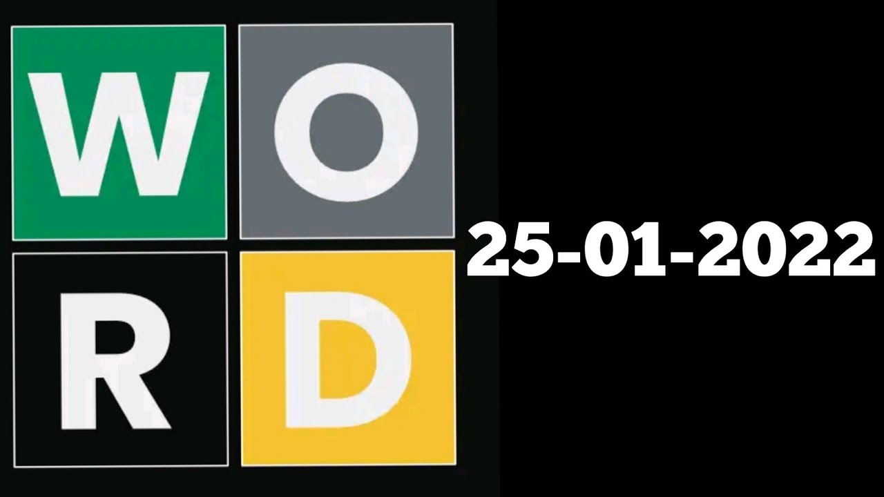 Wordle! - Desafío De Palabras 25-01-2022 Solución Solution