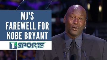Michael Jordan emotional speech at memorial for Kobe Bryant and his daughter 
