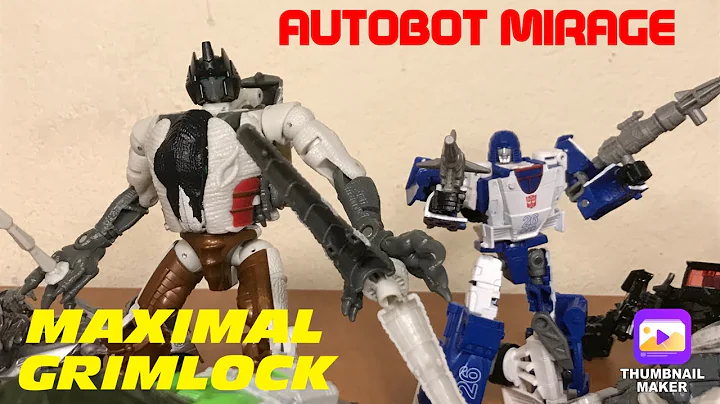 Transformers Battle across time Beast Grimlock and Autobot Mirage