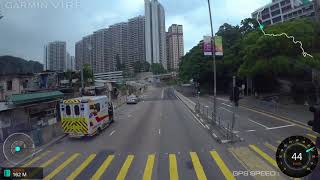 [4K Video Test] CTB ADL Enviro 500 MMC (9134) @ 973 (高樂花園至赤柱市場)